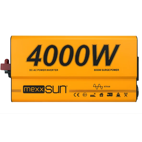 Mexxsun 12 V 4000 W Tam Sinüs İnverter ürün görseli 1