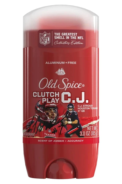 Old Spice Clutch Play CJ Stroud Alüminyumsuz Stick Deodorant 85GR ürün görseli 1