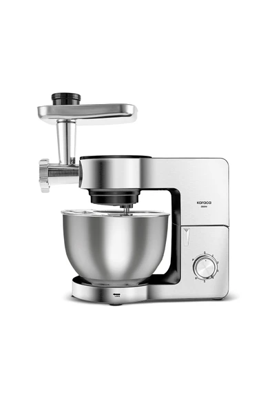 Karaca Multichef Ultra Inox Kıyma Çekme/Sucuk-Sosis/İçli Köfte Ap. Hamur Yoğurma Makinesi 2000W 8L ürün görseli 1