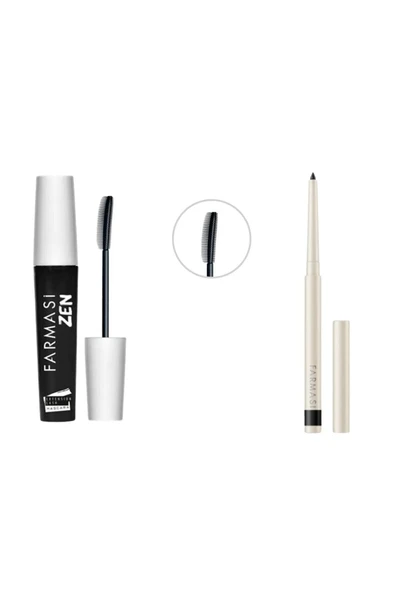 Farmasi Zen Maskara + Asansörlü Göz Kalemi 01 Black ürün görseli 1