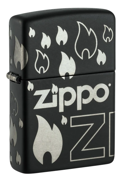 Zippo Monochrome Blaze Dizayn Çakmak ürün görseli 1