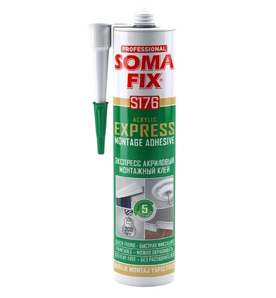 Somafix Akrilik Ekspres Montaj Yapıştırıcı 310ml ürün görseli 1