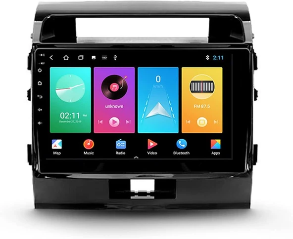 Toyota Land Cruiser 2007-2015 Android 8 GB Ram + 128 GB Rom Carplay Multimedya + GERİ GÖRÜŞ KAMERASI HEDİYE ürün görseli 1