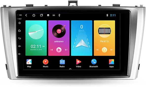 Toyota Avensis 2011-2015 Android 8 GB Ram + 128 GB Rom Carplay Multimedya + GERİ GÖRÜŞ KAMERASI HEDİYE ürün görseli 1