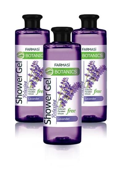 Farmasi Botanics Lavanta Özlü Rahatlatıcı Duş Jeli-500 ml 3 Adet ürün görseli 1