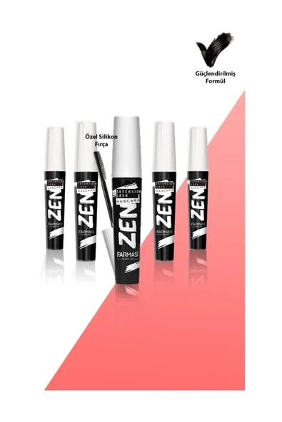 Farmasi Zen Maskara 8 ml 5 Adet ürün görseli 1