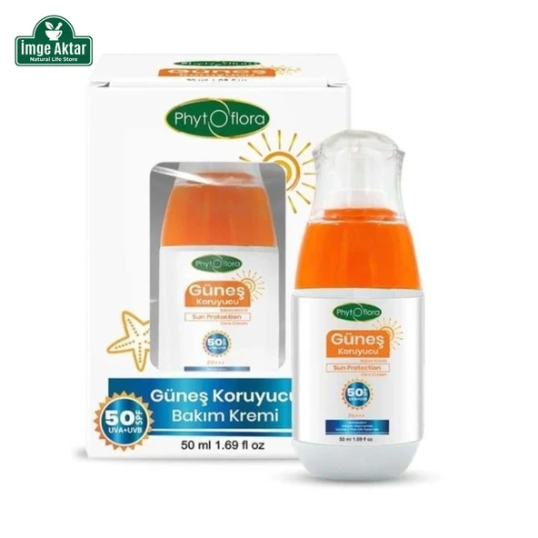 Phytoflora Güneş Kremi Spf 50+ - Leke Karşıtı ve Yüksek Koruma 50 Ml ürün görseli 1