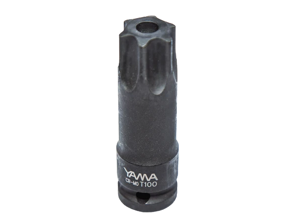 Yama YAHLTXD100 1/2" T100 CR-MO Altı Köşe Delikli Torx Lokma ürün görseli 1