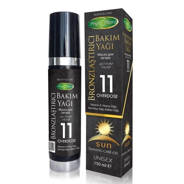 Phytoflora Bronzlaştırıcı Bakım Yağı - Hızlı ve Kalıcı Bronzluk 150 Ml ürün görseli 1