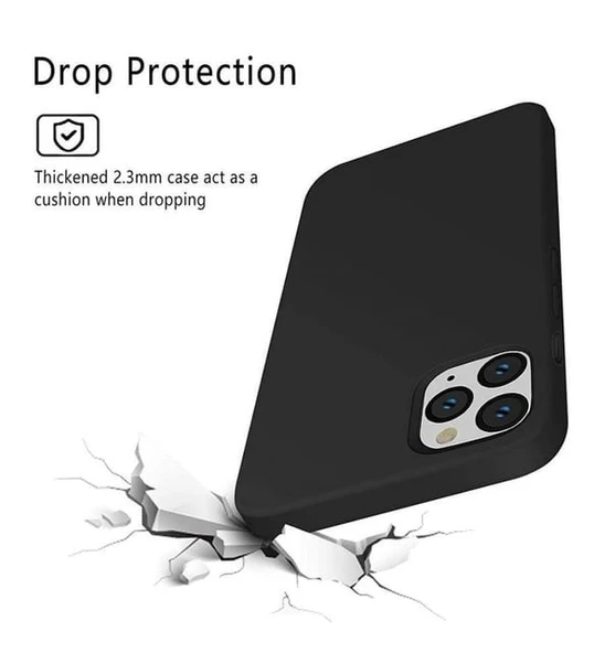 Abatech iPhone 13 Pro Max  Siyah Lansman Kılıf - Resim 4