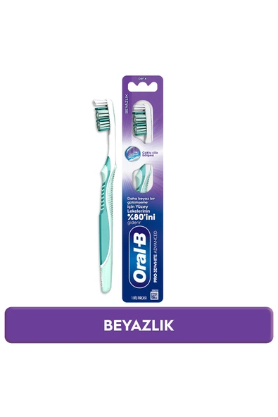 Oral-B Pro-3DWhite Advanced Beyazlık Diş Fırçası ürün görseli 1