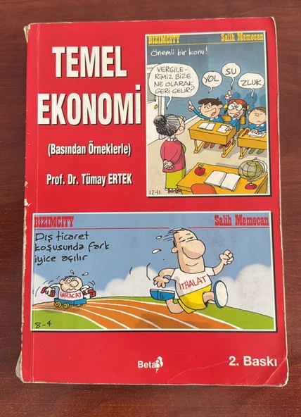 (2. El Kullanılmış) Temel Ekonomi (Basından Örneklerle) Prof. Dr. Tümay Ertek ürün görseli 1
