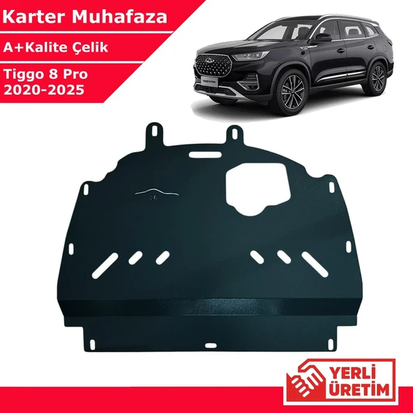 Chery Tiggo 8 Pro 2020-2025 Çelik Karter Muhafaza Çelik Koruma Sacı A+ Kalite Yerli Üretim ürün görseli 1