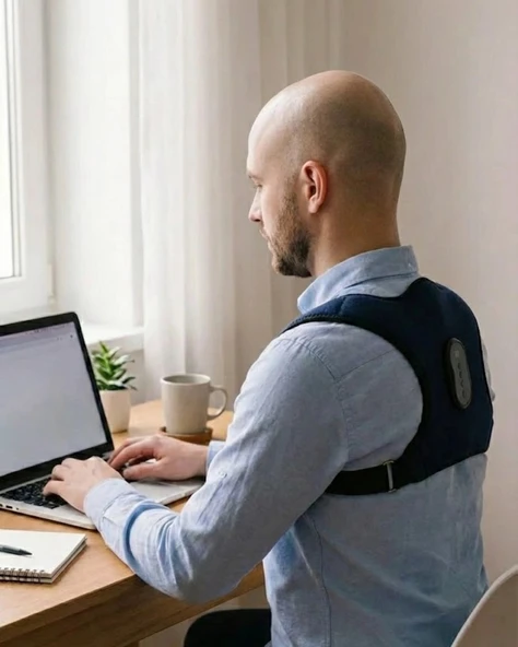 Akıllı Postür Düzeltici Masaj Kemeri Medikal Destekli ürün görseli 1