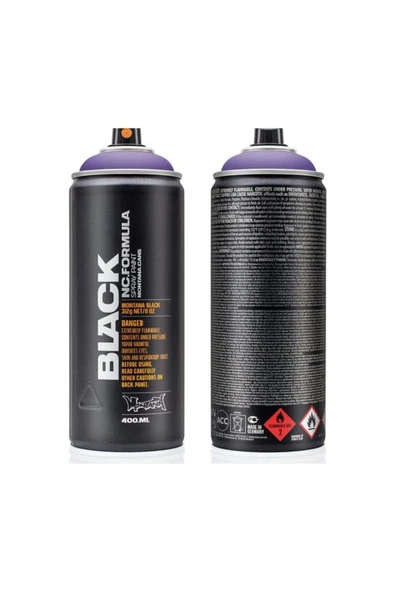 Montana Black Sprey Boya 400ml Wizard BLK4160 ürün görseli 1