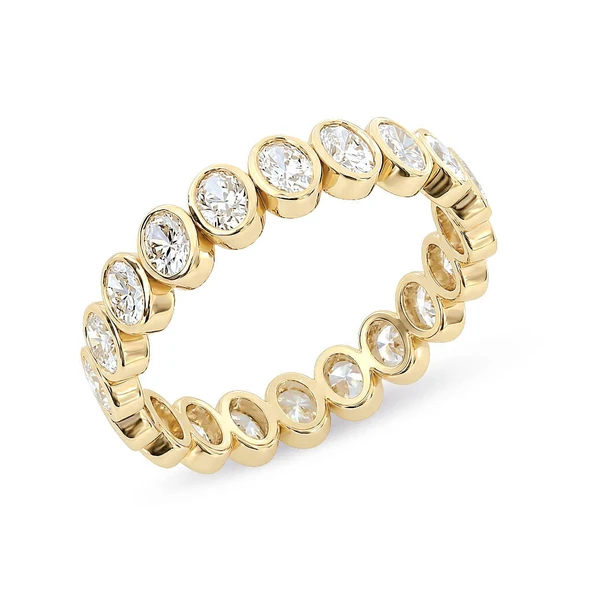 1.49 Ct Oval Pırlanta Tamtur Yüzük ürün görseli 1