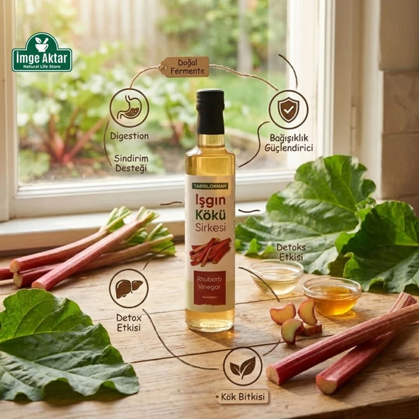 Tabib Lokman Işkın Kökü Sirkesi - Doğal Fermentasyon 500 Ml ürün görseli 1
