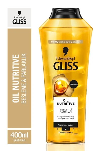 Gliss Oil Nutritive Şampuan 400 Ml ürün görseli 1