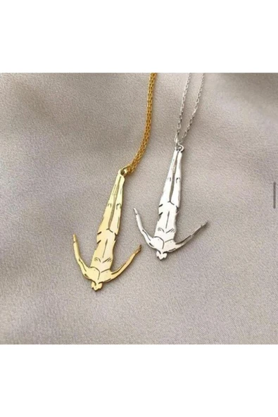925 Ayar Gümüş Afterlife Gold Kolye ürün görseli 1