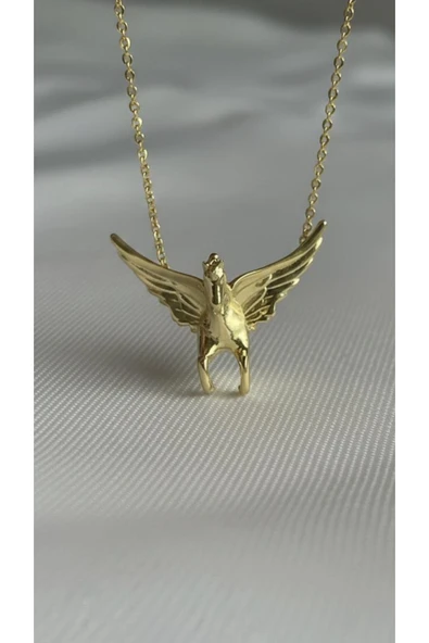 Luxury Pegasus Kolye 925 - Resim 3