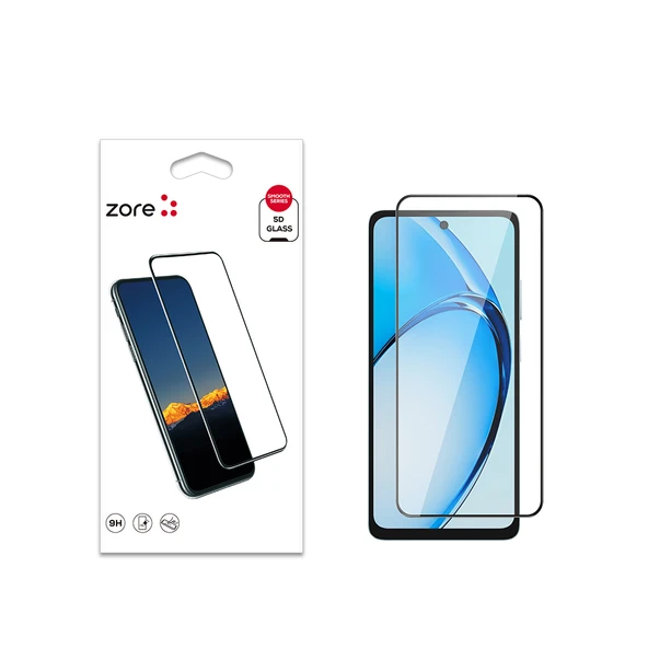 Oppo A60 Ekran Koruyucu Ekranı Tam Kaplayan Kenarları Kırılmaya Dayanıklı Cam Koruyucu ürün görseli 1