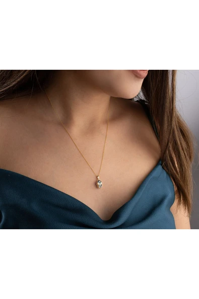 Hamsa Kolye 925 Ayar - Resim 2
