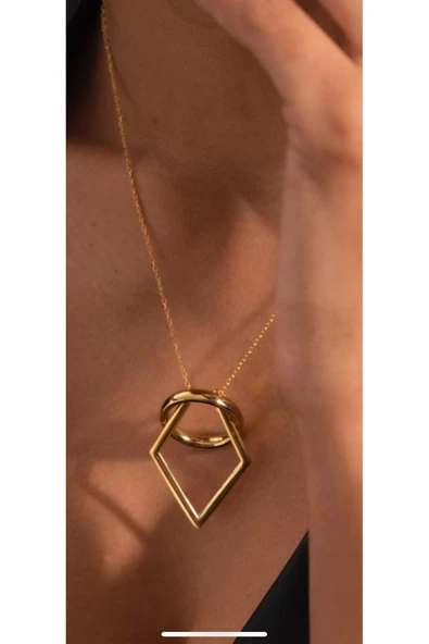 Tek Taş Yüzük Taşıyıcı Geometrik 925 Ayar ürün görseli 1