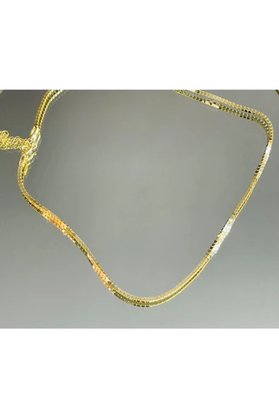 925 Ayar Gümüş Gold Zincir ürün görseli 1