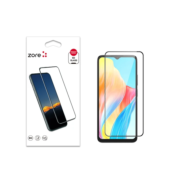 Oppo A38 Ekran Koruyucu Ekranı Tam Kaplayan Kenarları Kırılmaya Dayanıklı Cam Koruyucu ürün görseli 1