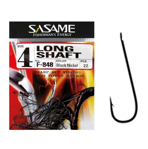 Sasame Long Shaft F-848 Serisi Olta İğnesi No:2 ürün görseli 1