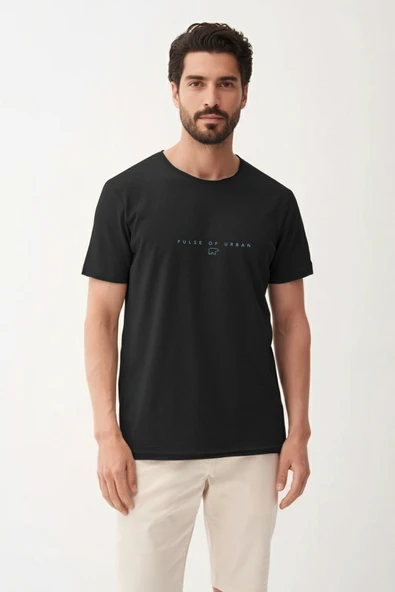 BADBEAR PULSE ERKEK T-SHIRT / NIGHT SİYAH ürün görseli 1