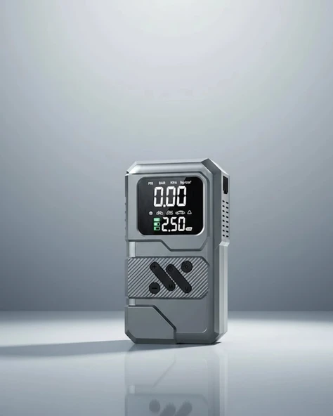 Taşınabilir Araç Akü Takviye ve Hava Kompresörü Powerbank Özellikli ürün görseli 1