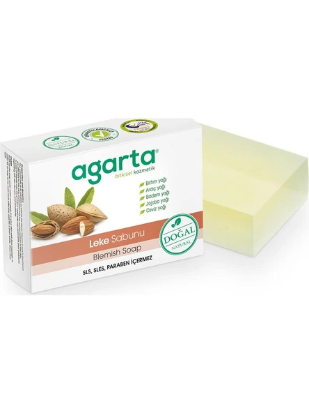 Agarta Katı Sabun 150 Gr Cilt Eşitleyici Leke Sabunu ürün görseli 1
