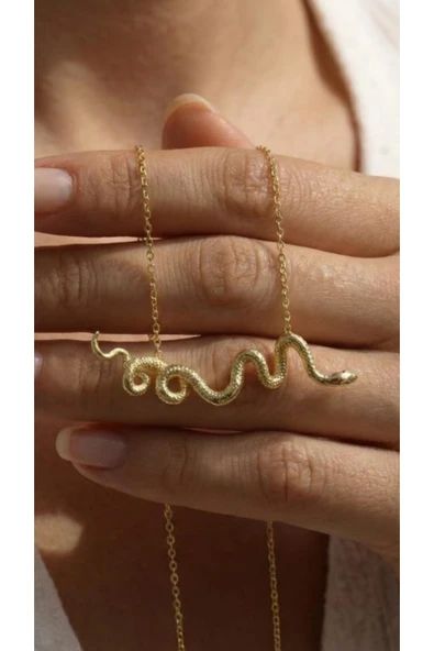 Luxury Snake Kolye 925 ayar ürün görseli 1
