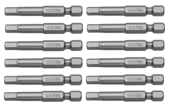 Ceta Form Cb/1930 Çelik Bits Alyan Uç Seti 3mm X 50mm 12'li Paket ürün görseli 1