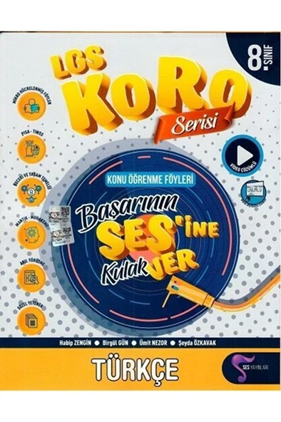 SES Yayınları 8. Sınıf Lgs Türkçe Koro Serisi Föyleri (2025-2026 MÜFREDATINA UYGUN) ürün görseli 1
