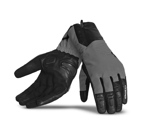 Bela Explorer Winter WP Su Geçirmez Kışlık Motosiklet Eldiveni L Beden (Siyah/Gri) ürün görseli 1