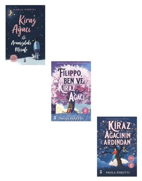 Paola Peretti Kiraz Ağacı Serisi 3 Kitap (Kiraz Ağacı ile Aramızdaki Mesafe + Kiraz Ağacının Ardından + Filippo Ben ve Kiraz Ağacı) ürün görseli 1