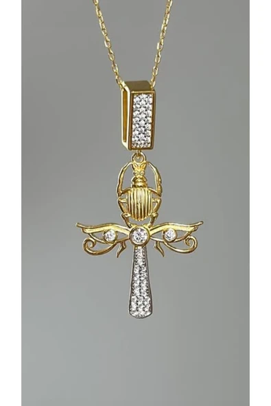 Ankh Kolye 925 Ayar ürün görseli 1