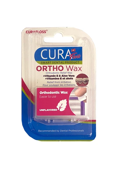 CURAFLOSS ORTHO WAX DİŞ MUMU TEKLİ ürün görseli 1