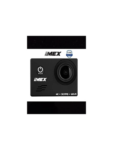 Imex Aksiyon Kamerası 4K - 30 Fps - Wıfı ürün görseli 1