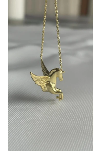 Luxury Pegasus Kolye 925 - Resim 2
