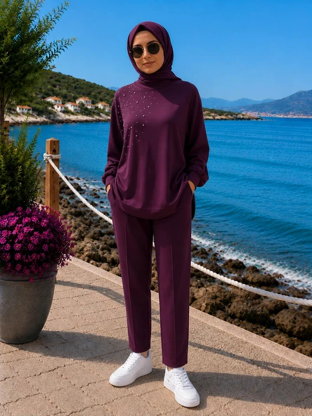 NUSS 1076 TAŞ DETAY TAKIM MURDUM ürün görseli 1