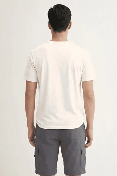 BADBEAR PULSE T-SHIRT / MARSHMALLOW EKRU - Resim 3
