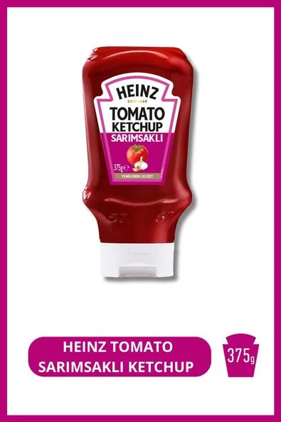 Heinz Sarımsaklı Ketçap 375 GR 2'Li Set - Resim 2
