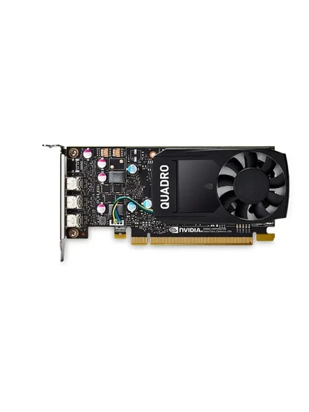 PNY VCQP400DVI-PB Nvidia Quadro P400 DVI 2GB GDDR5 64Bit DX12 Ekran Kartı Kutusuz Tray ürün görseli 1