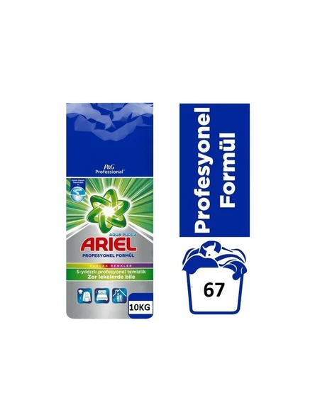 Ariel Professional Toz Çamaşır Deterjanı Parlak Renkler 10 kg ürün görseli 1