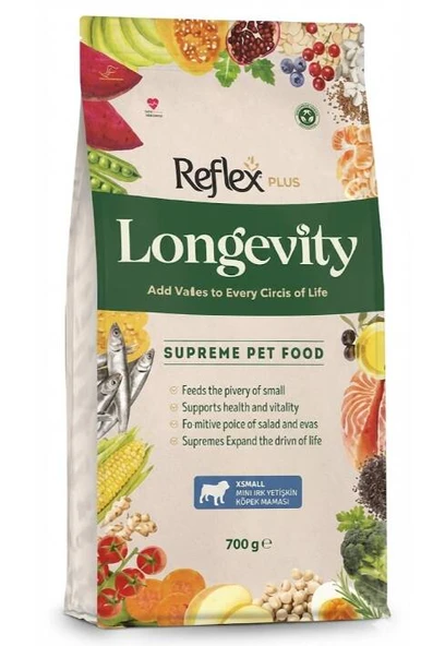 Reflex Plus Longevity XSmall Küçük Irk Yetişkin Köpek Maması 700 G ürün görseli 1