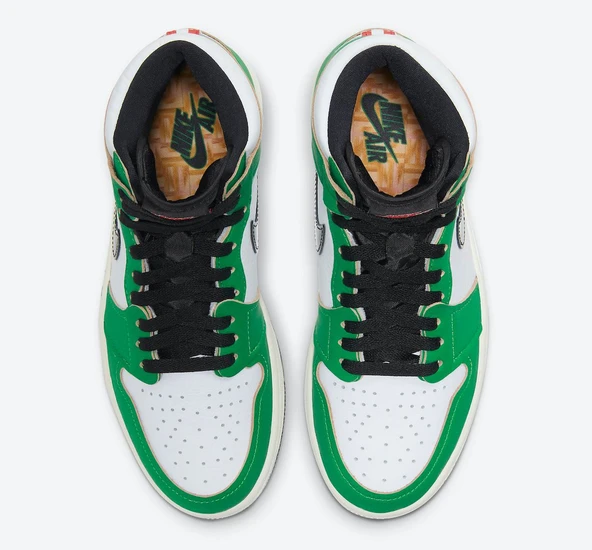 Jordan Nike Air 1 Lucky Green - Resim 2