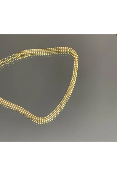 925 Ayar Gümüş Gold Bileklik ürün görseli 1